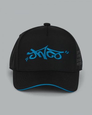 Accesorios Jnco Graffiti Logo Cap Azules | AFDE8167