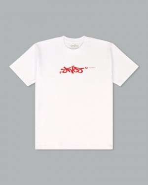 Camisas Jnco JNCO Los Angeles Tee Hombre Blancas Rojas | GYQC6883