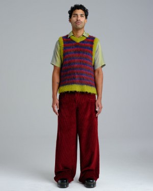 Jeans Jnco 101 Twin Cannon Hombre Burdeos | FOBH0249