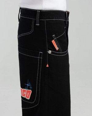 Jeans Jnco 1169 Low Down Deck Hombre Negras | BKYI4590