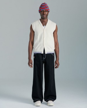Jeans Jnco 179 Pipes Hombre Negras | PJWD2255