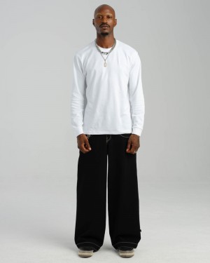 Jeans Jnco Artistical Uprising Hombre Negras | EODD1509
