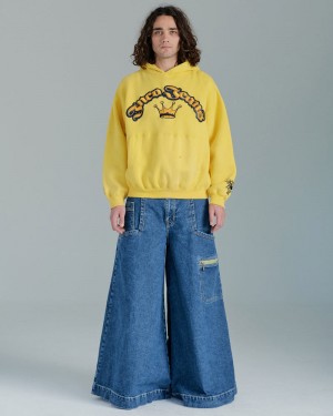 Jeans Jnco Crime Scene Hombre Gris Oscuro | EYHM7361