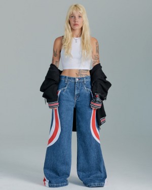 Jeans Jnco Hypnotix Mujer Gris Oscuro | ZKOM9817