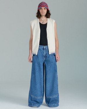 Jeans Jnco Kangaroo Hombre Gris Oscuro | YYYZ3765