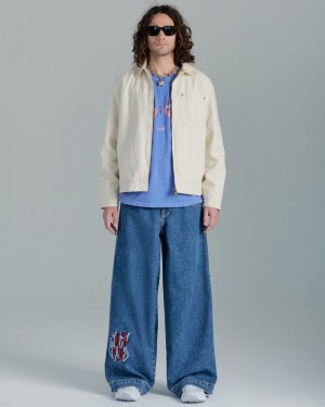 Jeans Jnco Rollin' Hombre Gris Oscuro | SLBB6505