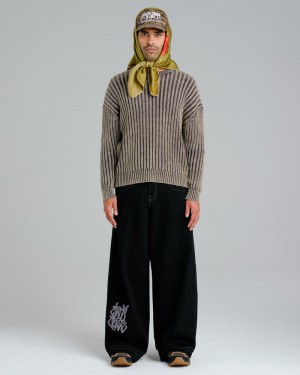 Jeans Jnco Rollin' Hombre Negras | KBUX6629