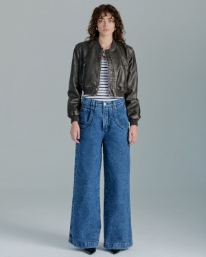 Jeans Jnco The Camilla Jeans Mujer Gris Oscuro | WUUD1546