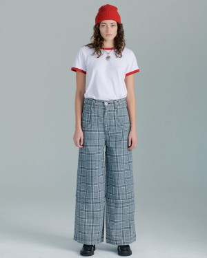 Jeans Jnco The Camilla Jeans Mujer Vintage Plaid | KSHV4995