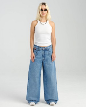 Jeans Jnco W Big Rig Mujer Marrones | XEOL9654
