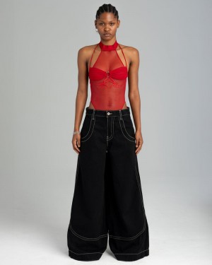 Jeans Jnco W Kangaroo Mujer Negras | HXTL8057