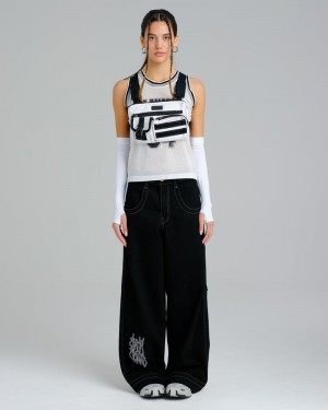 Jeans Jnco W Rollin' Mujer Negras | FBCI2380