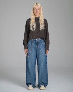 Jeans Jnco W Royal Mujer Marrones Gris Oscuro | XBKR2267