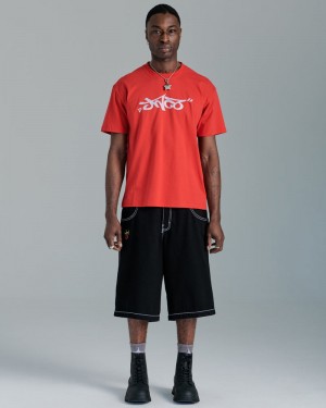 Short Jnco 179 Pipes Shorts Hombre Negras | YEBT8781